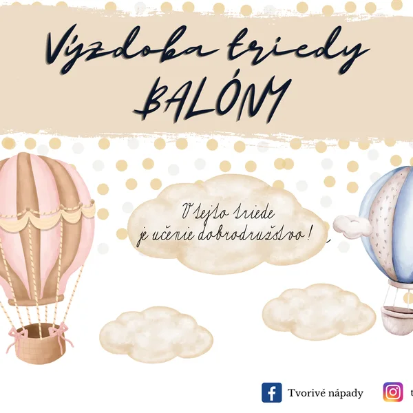 Triedna výzdoba - balóny