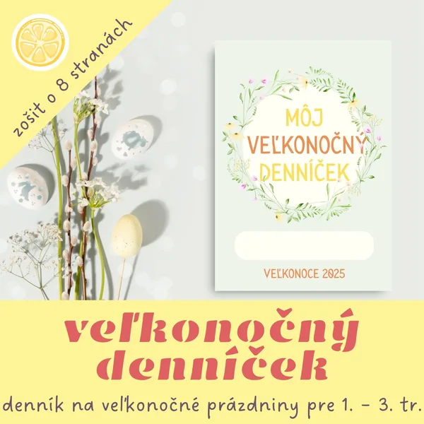 Veľkonočný denník - zošit zážitkov na veľkonočné prázdniny