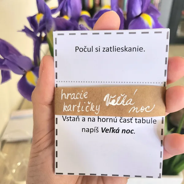 Veľká noc- hra reťazové čítanie