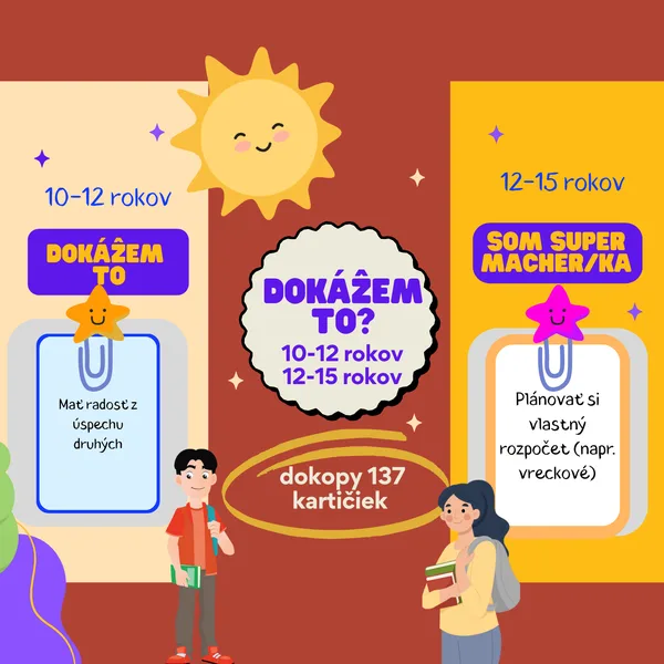 3. Dokážem to? pre: 10-15 rokov, ranné kruhy, diskusie