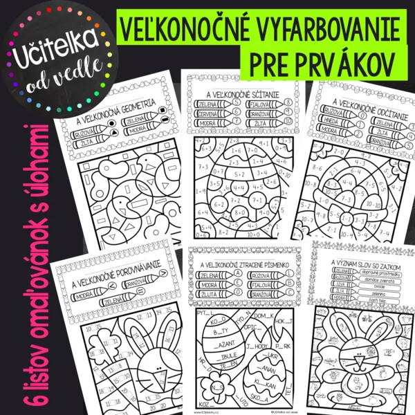 VEĽKONOČNÉ VYFARBOVANIE PRE PRVÁKOV