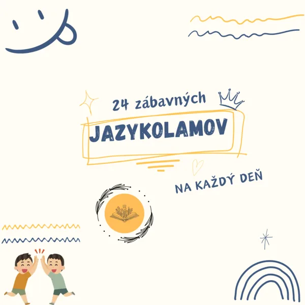 JAZYKOLAMY – 24 zábavných kartičiek na každý deň