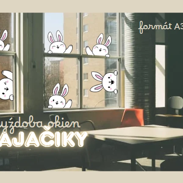 Zajačiky na výzdobu okien