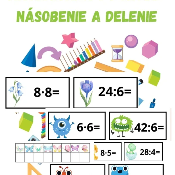 Behacie príklady násobenie a delenie