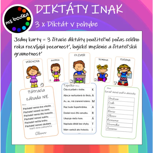 Diktáty inak - čítam s porozumením