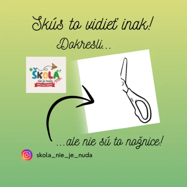Skús to vidieť inak! - omaľovánky