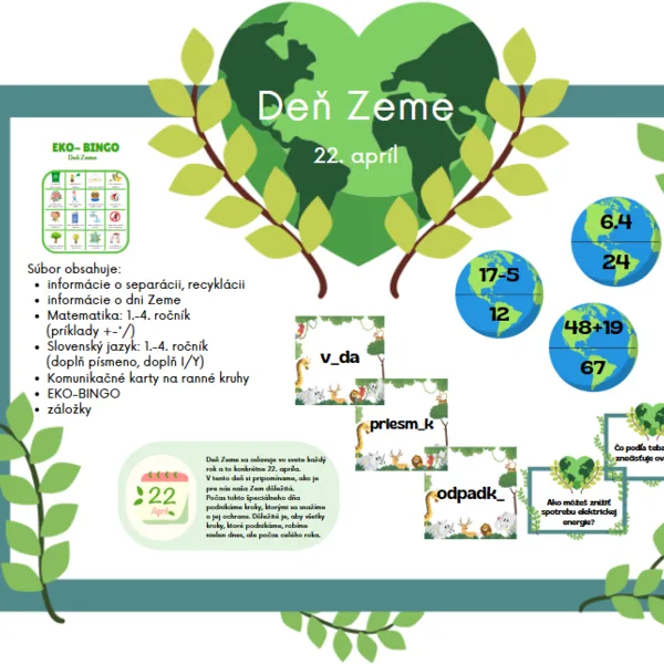 Deň Zeme- 22. apríl