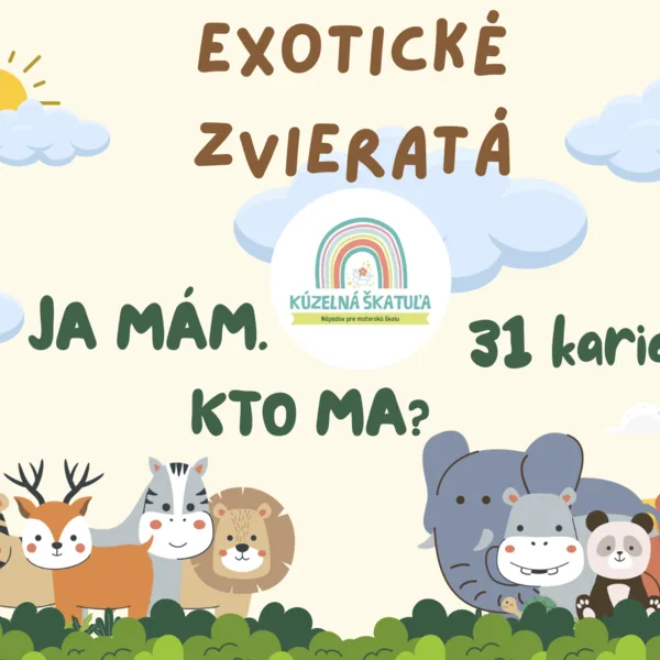 Ja mám. Kto má? EXOTICKÉ ZVIERATÁ