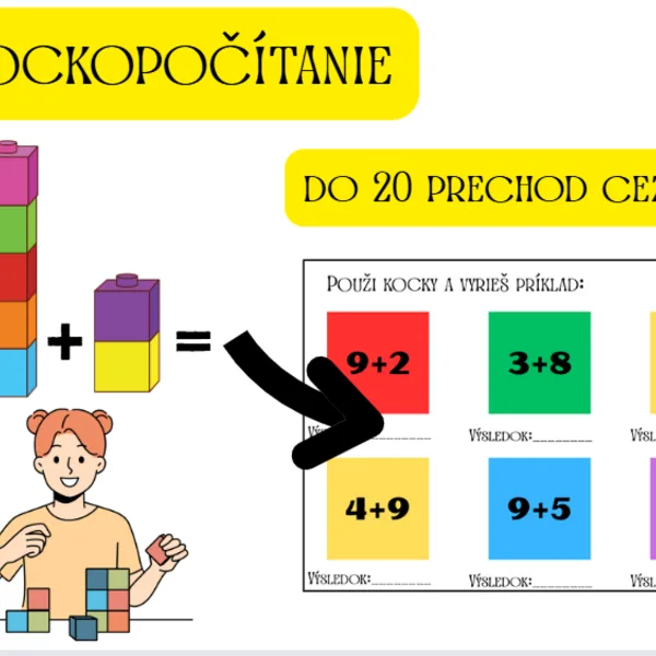 🧊Kockopočítanie do 20 s prechodom cez 10🧊