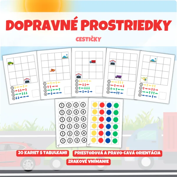 DOPRAVNÉ PROSTRIEDKY - brožúra - cestičky
