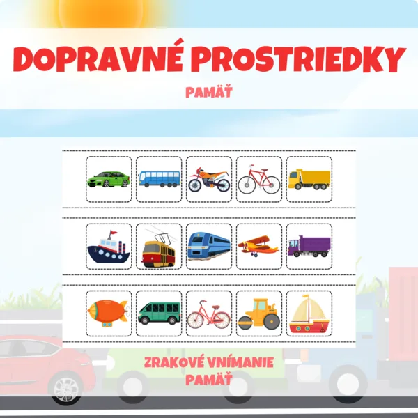 DOPRAVNÉ PROSTRIEDKY - pamäť