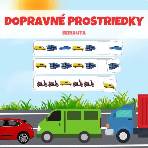 DOPRAVNÉ PROSTRIEDKY - brožúra - serialita