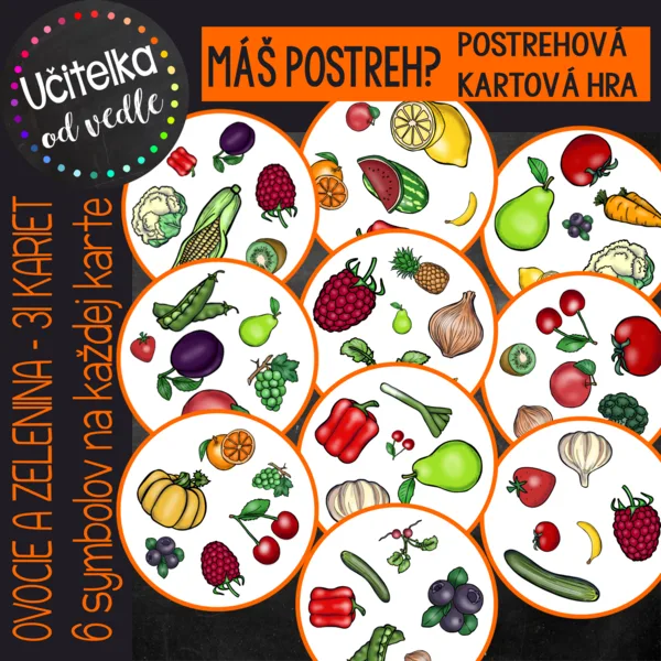 MÁŠ POSTREH? OVOCIE A ZELENINA