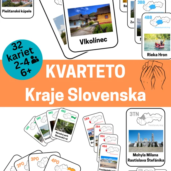 Kraje Slovenskej republiky - KVARTETO