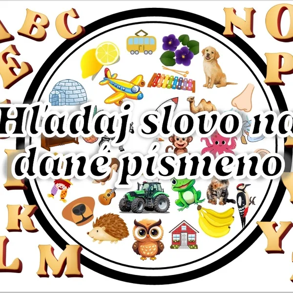 Abeceda - Hľadaj slovo!