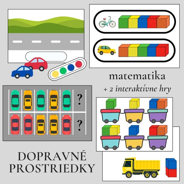 dopravné prostriedky - matematika