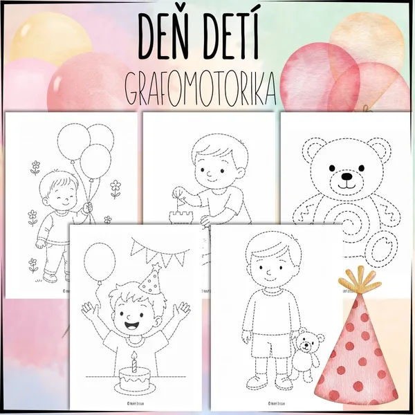 Grafomotorika - Deň detí