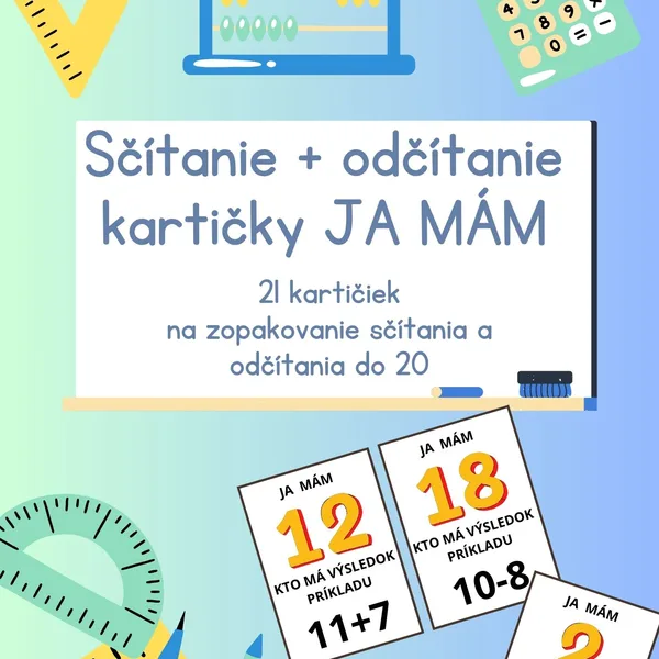 Ja mám + a - do 20