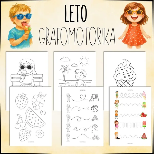 Letná grafomotorika