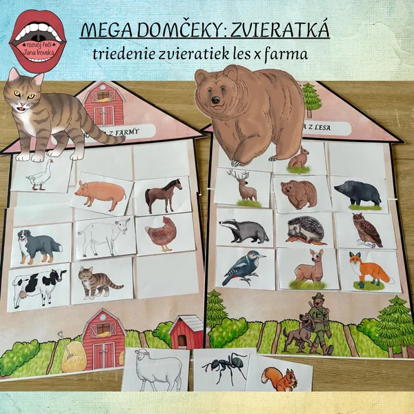 MEGA DOMČEKY ZVIERATKÁ