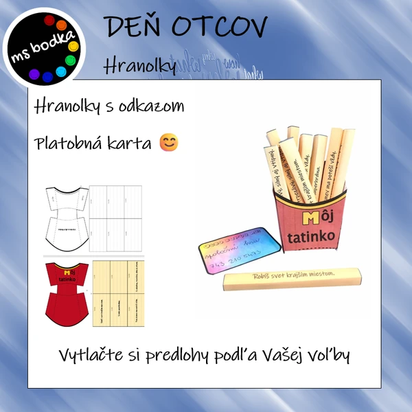 Deň otcov - hranolky