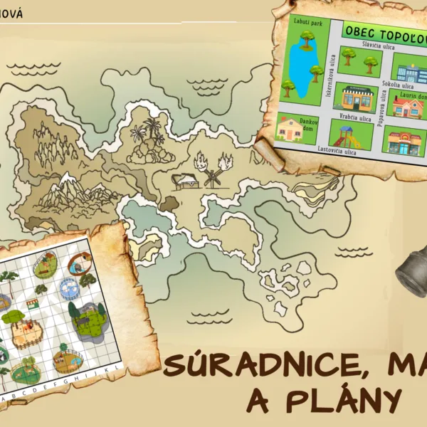 Súradnice, plán a mapa