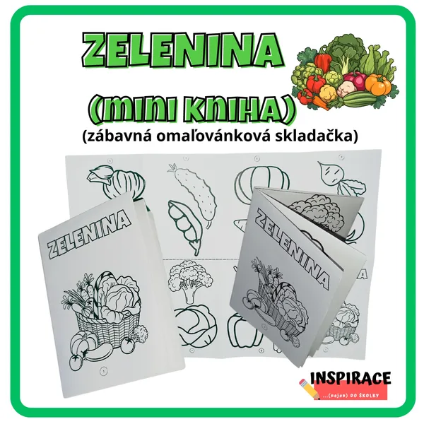 ZELENINA - minikniha 🍅🫛🥕🧅