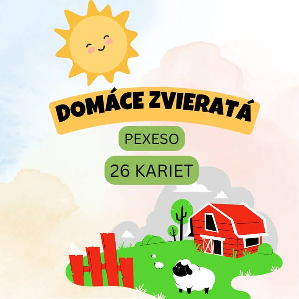 Domáce zvieratá - pexeso