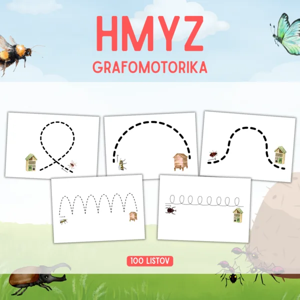 HMYZ - brožúra - grafomotorika