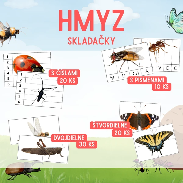HMYZ - skladačky