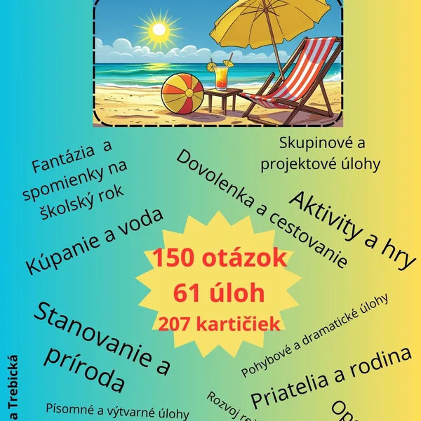 Komunikačné kartičky- Leto a prázdniny
