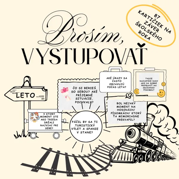 Prosím, vystupovať / ranné kruhy/ koniec školského roka/ komunikačné kartičky