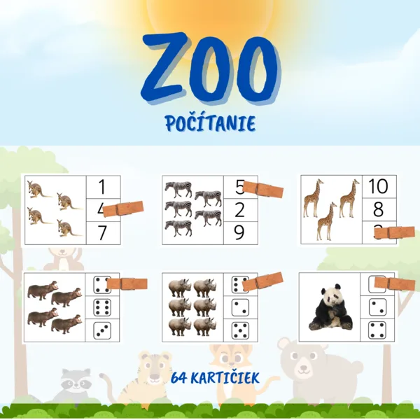 ZOO - brožúra - počítanie