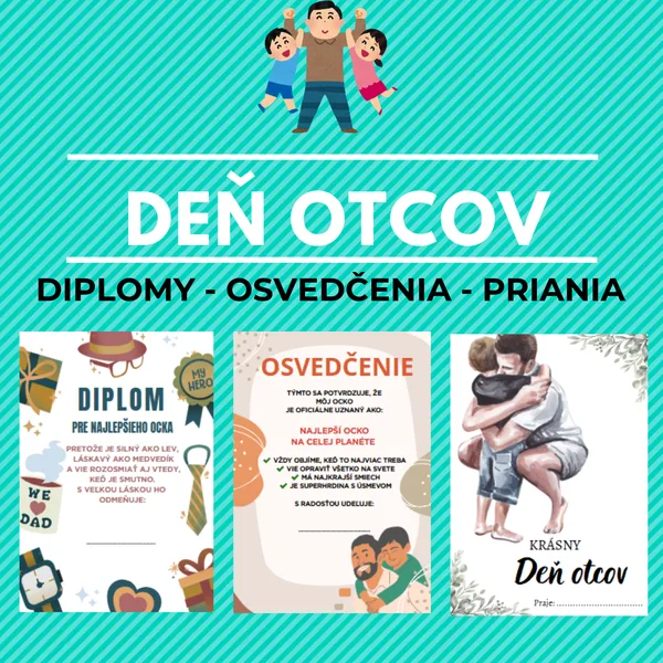 Diplomy - Deň otcov