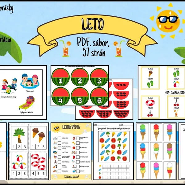 Leto, letné aktivity ☀️🌴