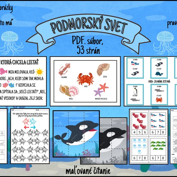 Podmorský svet 🐋🐚