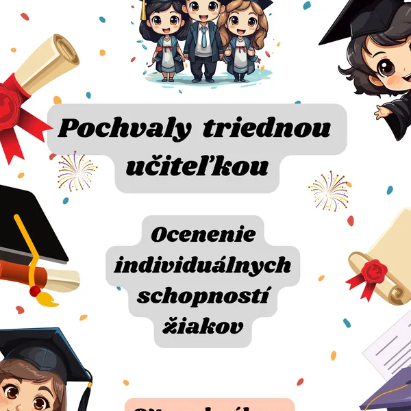Pochvaly triednou učiteľkou