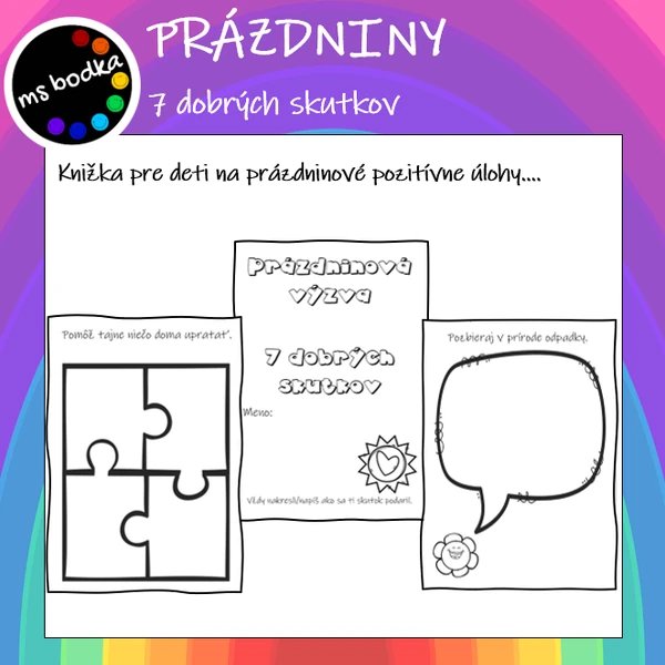 Prázdniny 7 dobrých skutkov