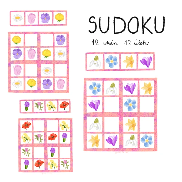 Kvety - Sudoku