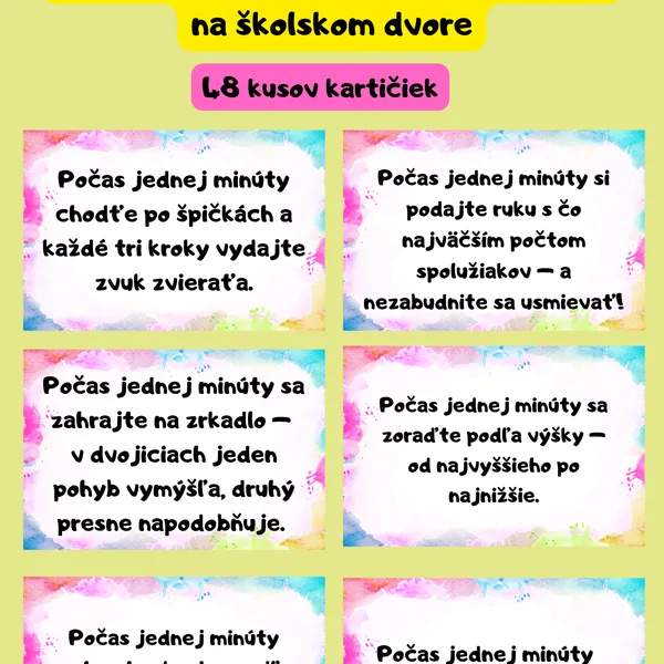 Minútové aktivity