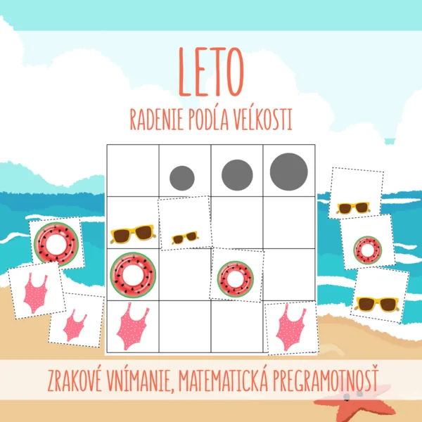 LETO - radenie podľa veľkosti