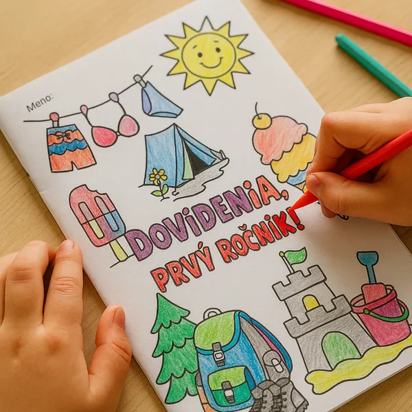 Hravé precvičovanie na prázdniny. Tvorivé opakovanie po 1. ročníku pre písanie spojitým písaným písmom.