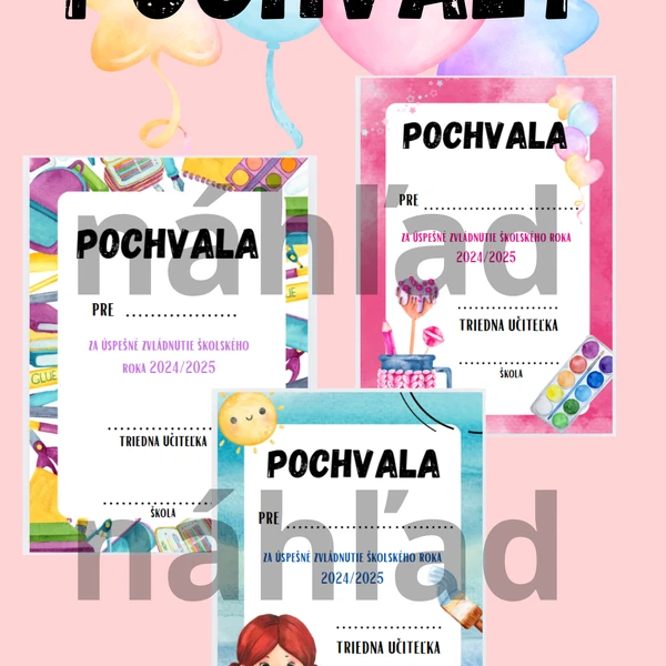 Pochvala na konci roka