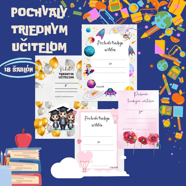 Pochvaly triednym učiteľom - jún 2026 - aktualizácia na koniec školského roka 30.6.2026 / pochvala
