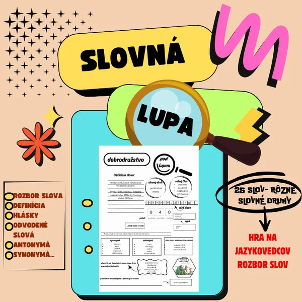 Slovná lupa / rozbor slova, analýza