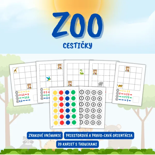 ZOO - brožúra - cestičky