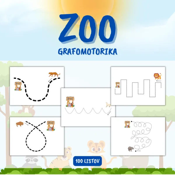 ZOO - brožúra - grafomotorika