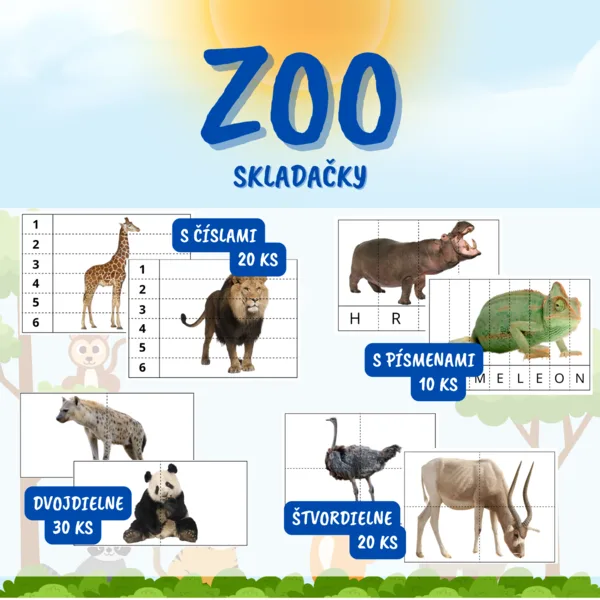ZOO - skladačky