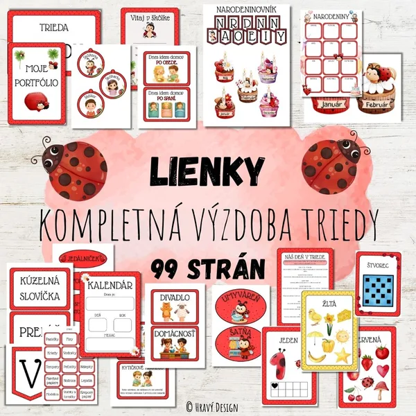 Výzdoba triedy – lienky