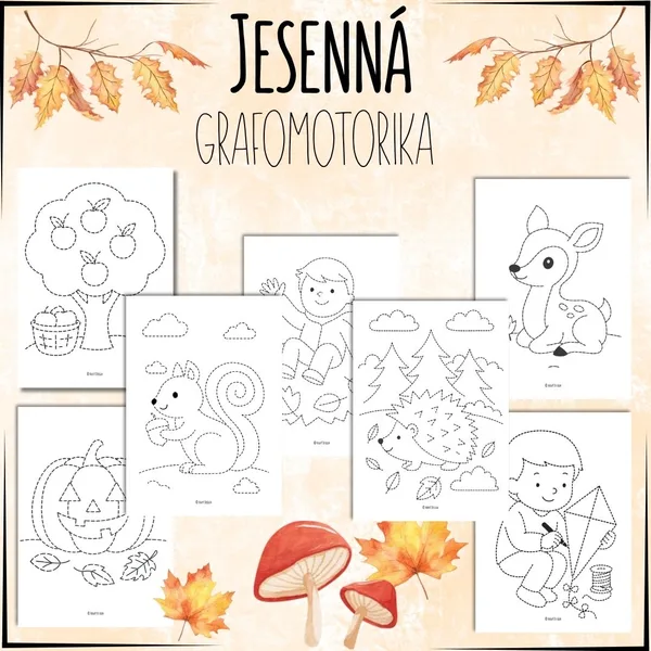 Jesenná grafomotorika